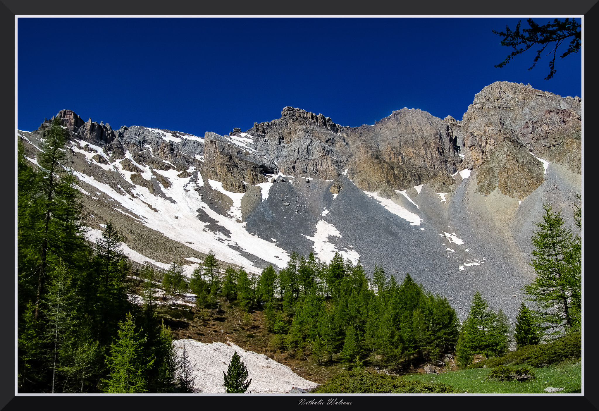 paysage de montagne du Queyras